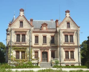 château de l'esparrou façade ouest