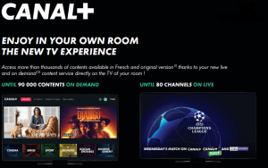 Offre CANAL+ avec contenus à la demande et live.